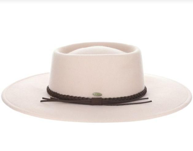 Avondale Wool Felt Gaucho Hat | Blush