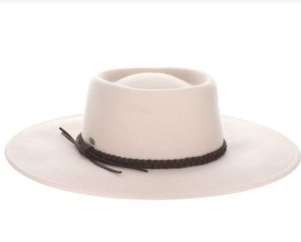 Avondale Wool Felt Gaucho Hat | Blush