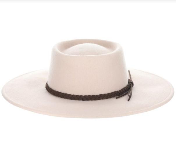 Avondale Wool Felt Gaucho Hat | Blush