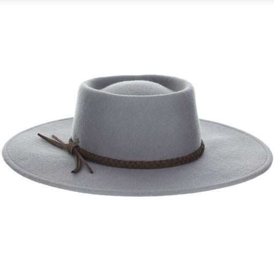 Avondale Wool Felt Gaucho Hat | Grey