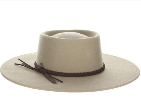 Avondale Wool Felt Gaucho Hat | Mink