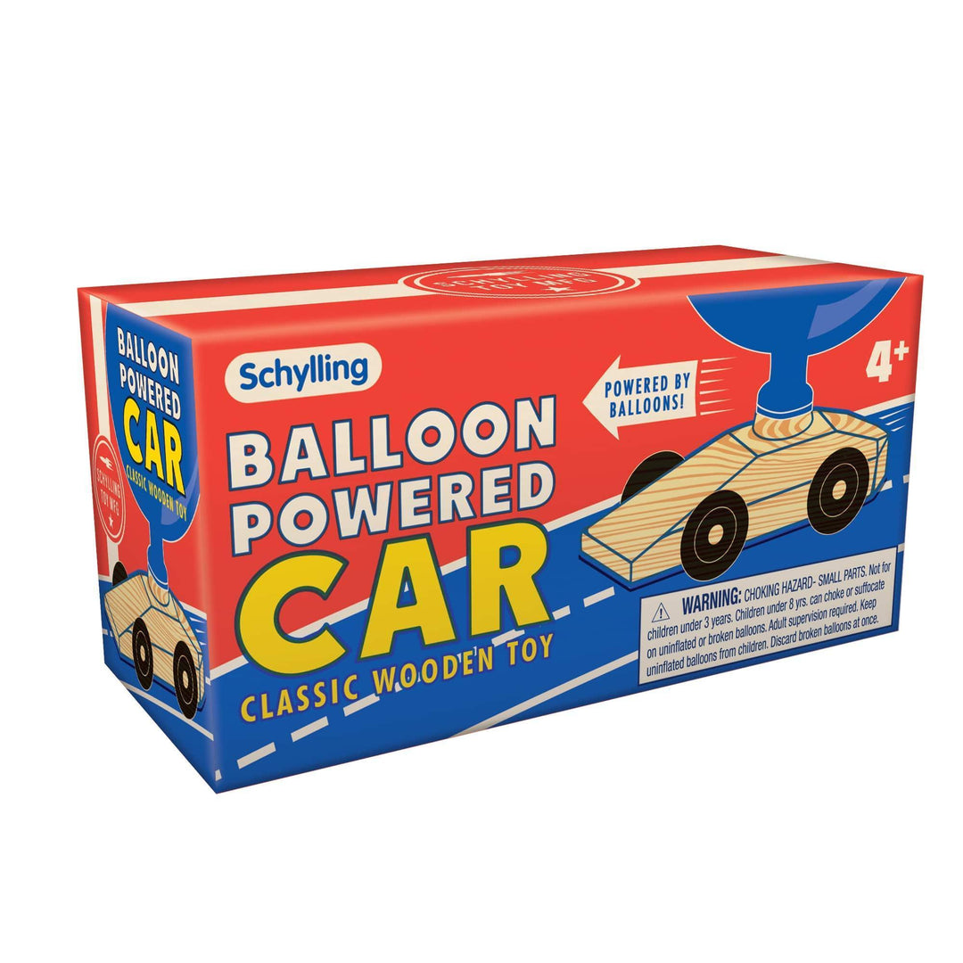 Balloon Powered Car Classic Wooden Toy