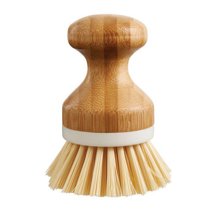 Bamboo Handle Dishwashing Vegetable Brush