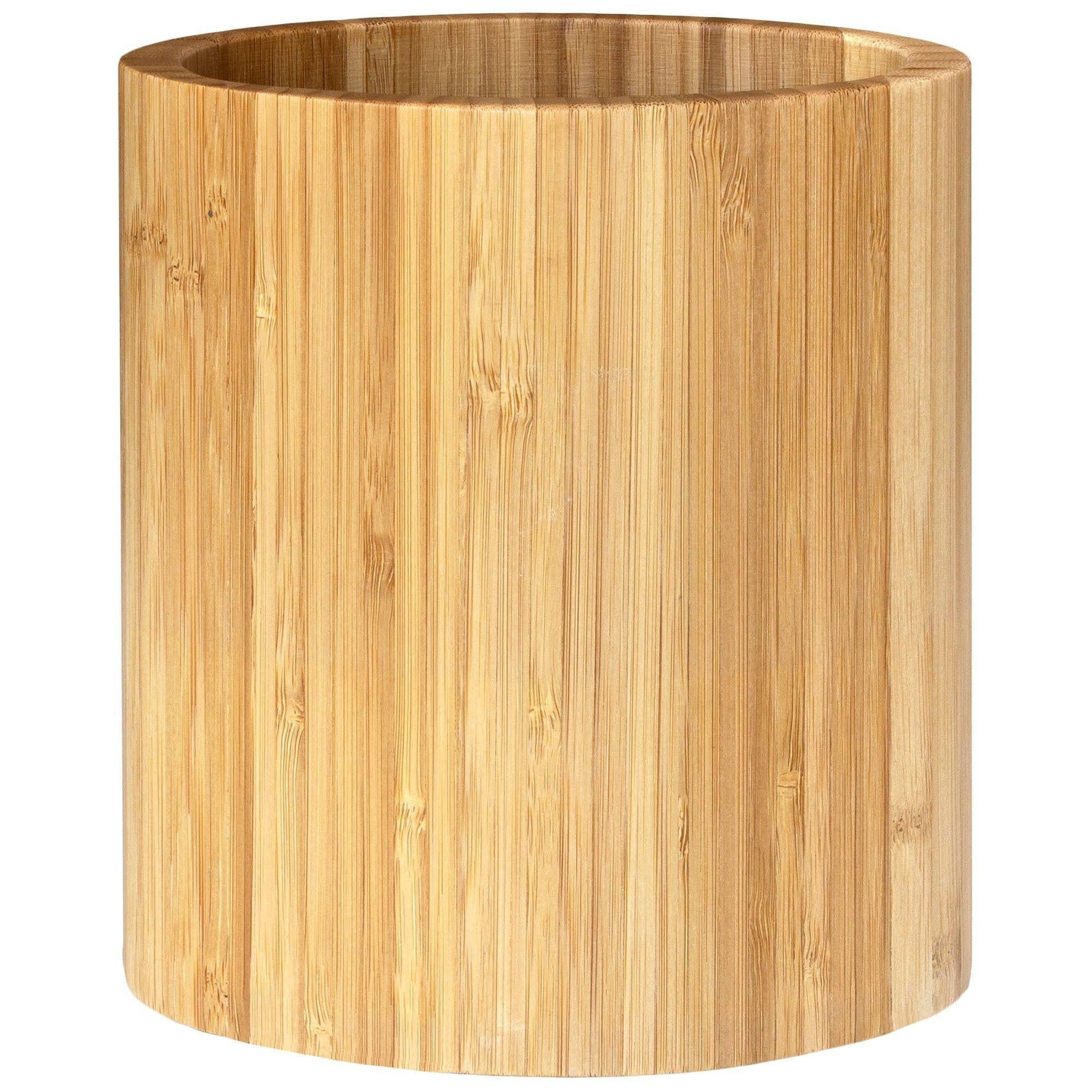 Bamboo Oval Utensil Holder