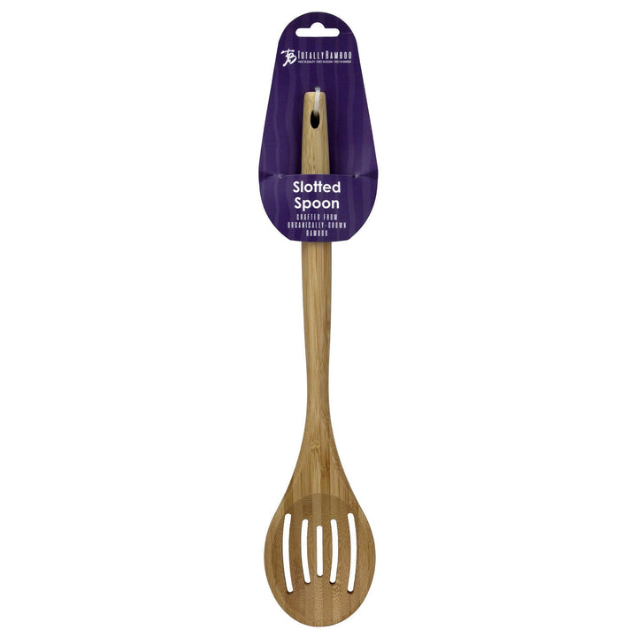 Bamboo Slotted Spoon 14"