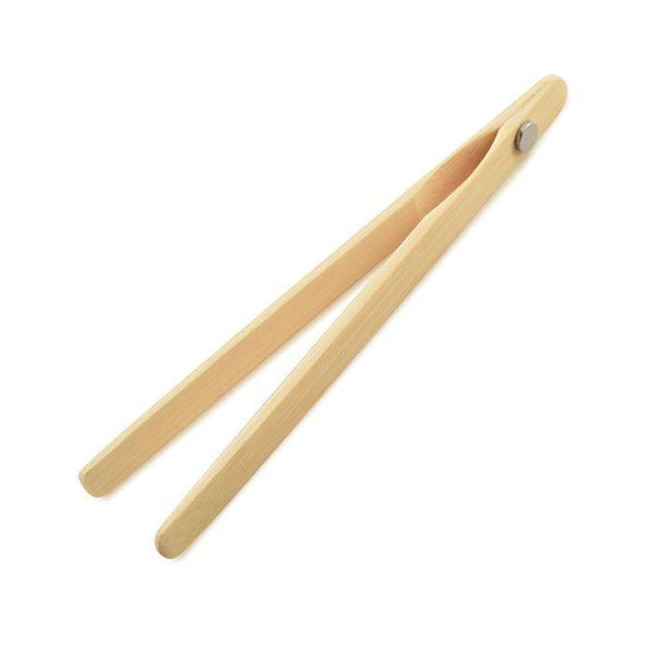 Bamboo Toaster Tongs w/ Magnet