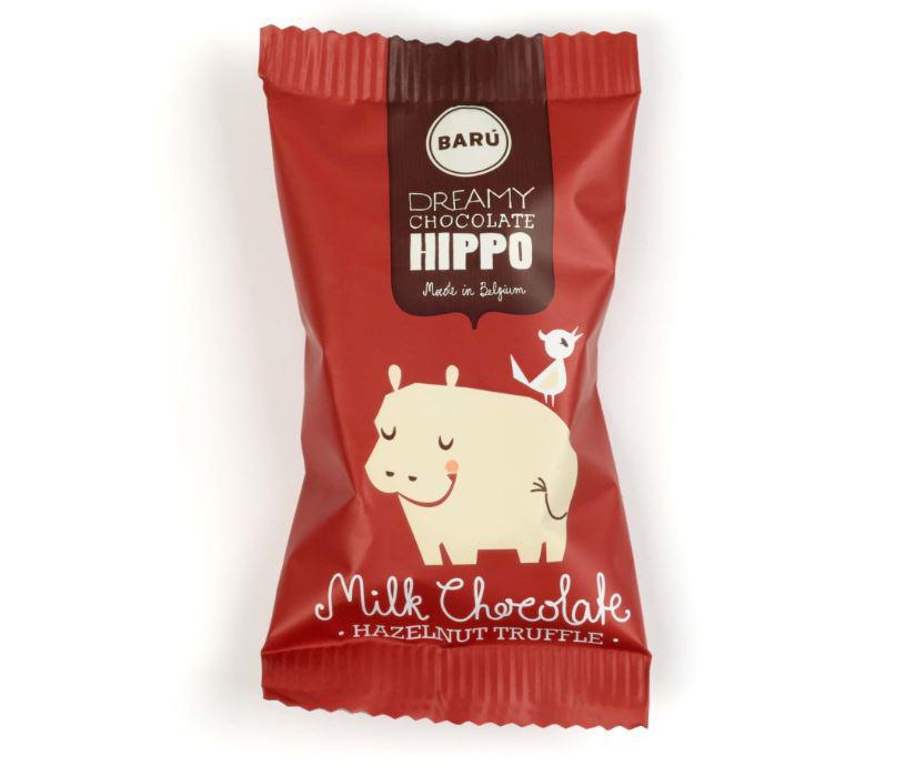Barú Dreamy Milk Chocolate Hippo with Hazelnut Truffle
