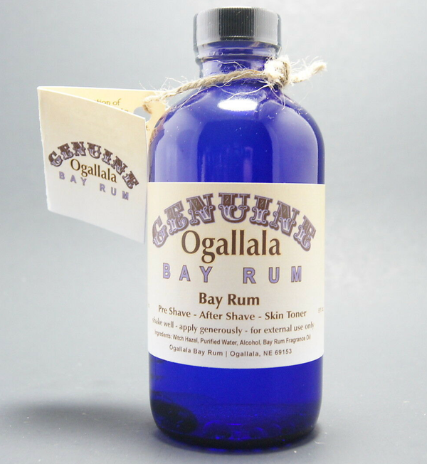 Genuine Ogallala Bay Rum After Shave & Skin Toner 8 oz Bay Rum