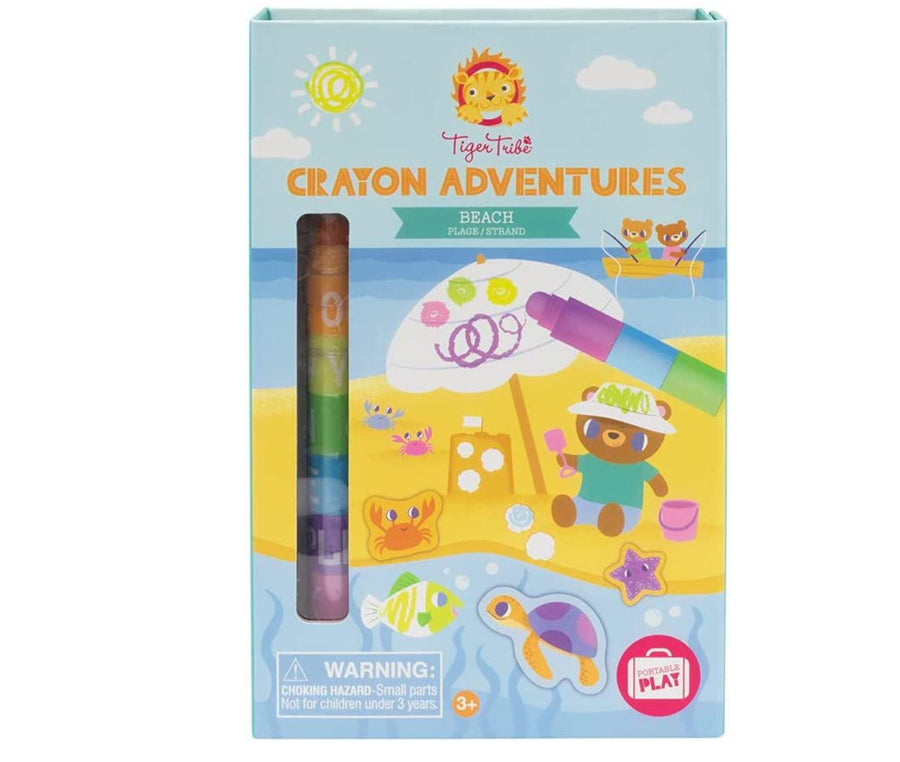 Beach Crayon Coloring Set