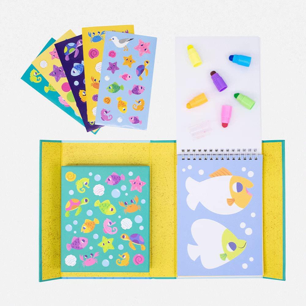 Beach Crayon Coloring Set