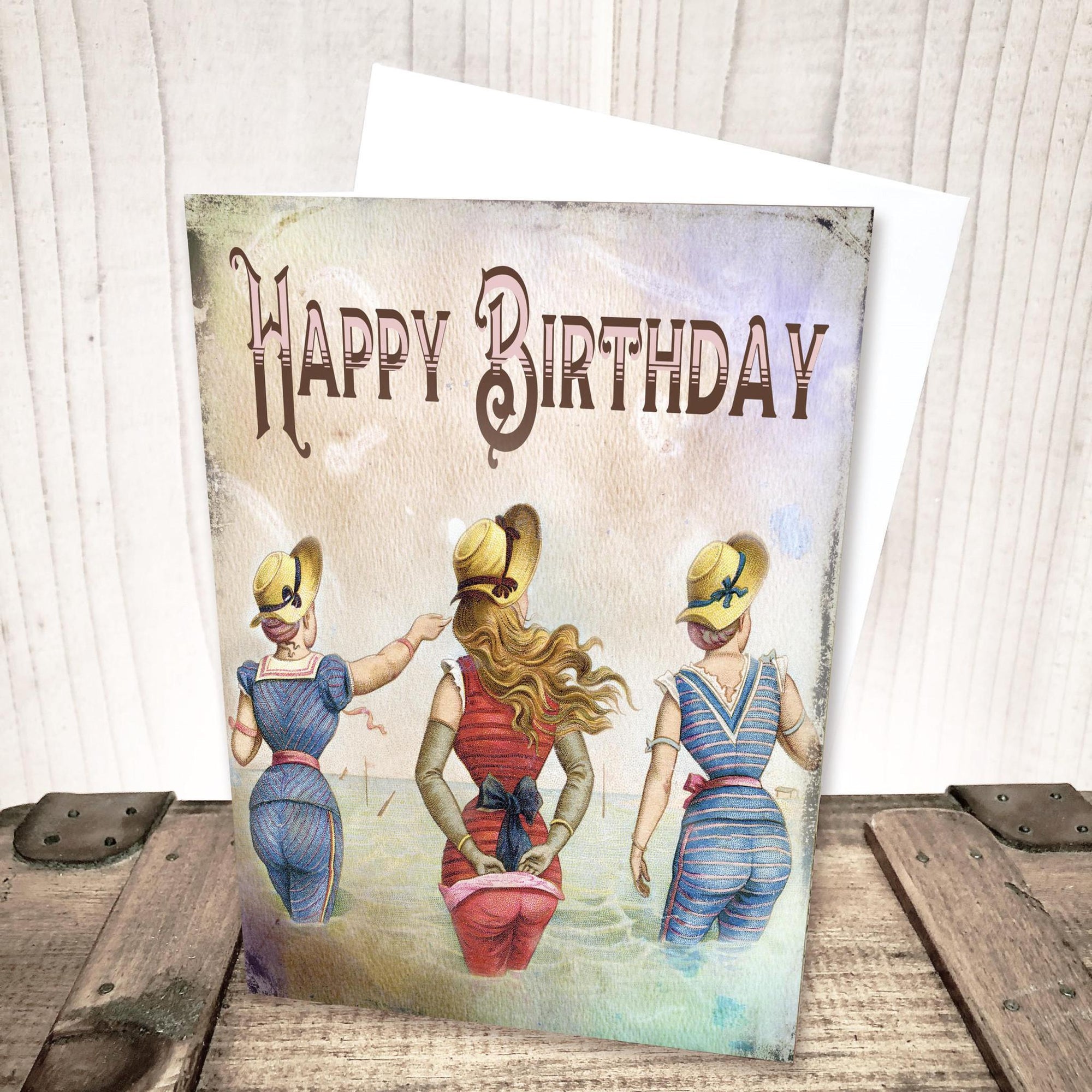 Beach Ladies Best Friends Birthday Card by Yesterday's Best