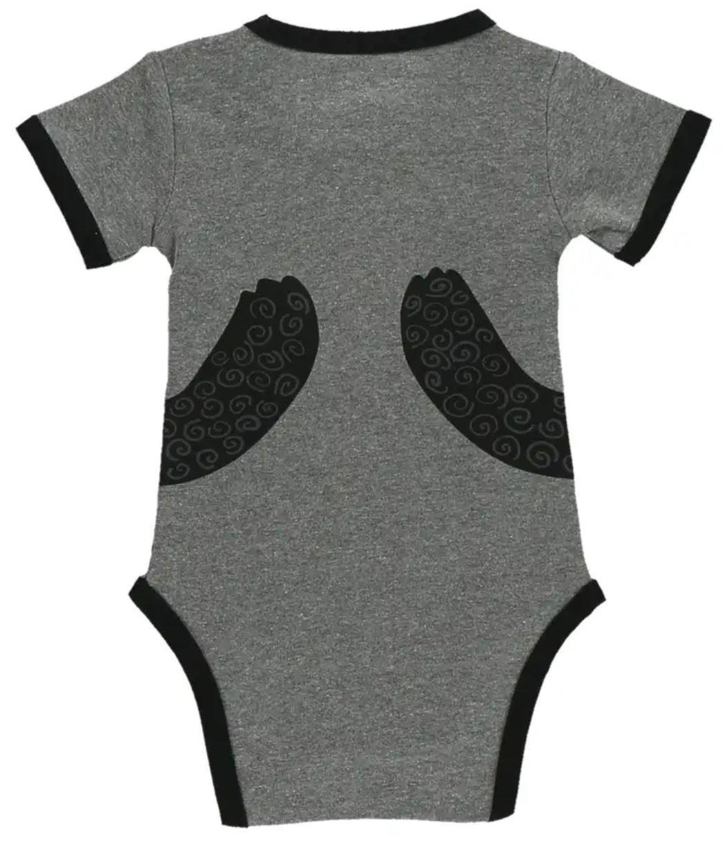 Bear Hug Grey Infant Creeper Onesies