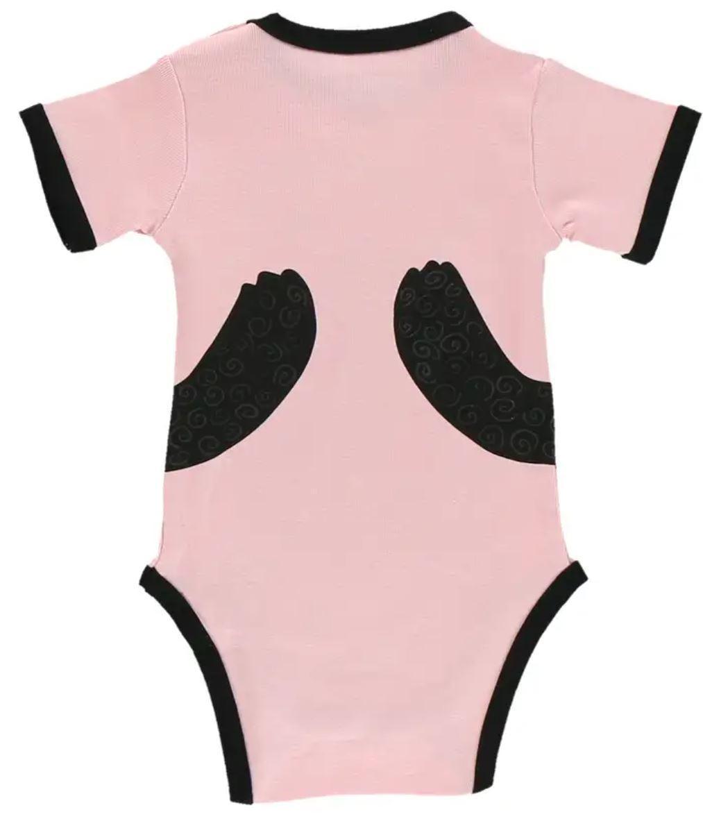 Bear Hug Pink Infant Creeper Onesies