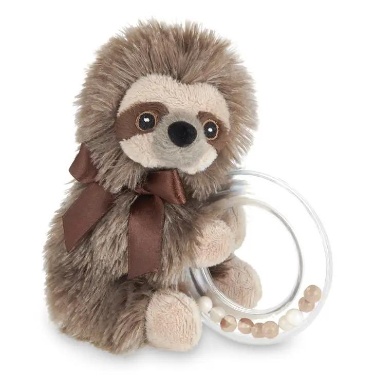 Bearington Baby Collection | Lil' Speedy the Sloth Shaker Rattle