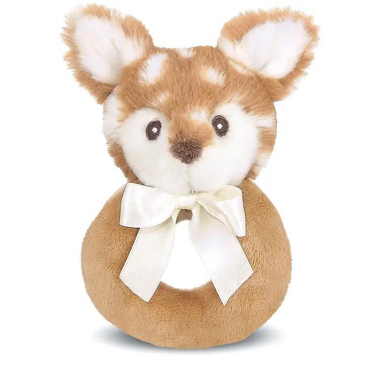 Bearington Baby Collection| Lil' Willow the Fawn Ring Rattle