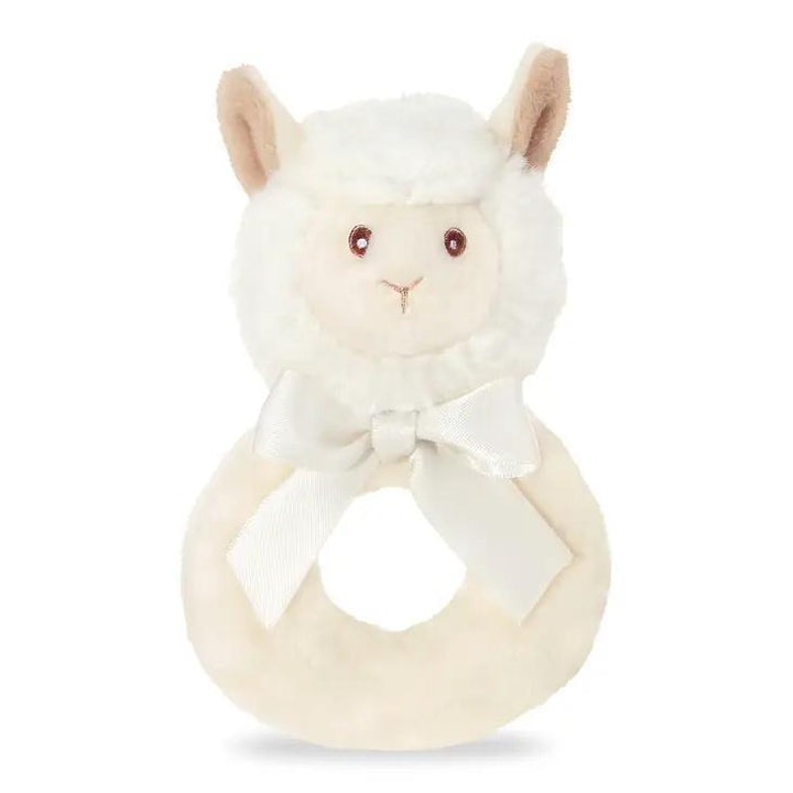 Bearington Bears | Baby Lil' Alma Llama Ring Rattle