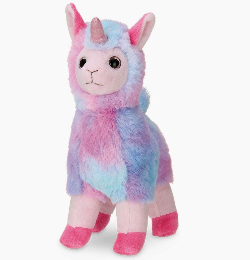 Bearington Collection| Luna the Rainbow Llamacorn Stuffed Animal