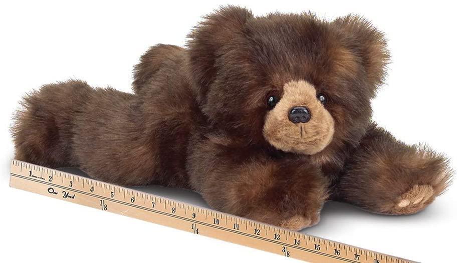 Bearington Collection | Snuggly Ben Plush Stuffed Animal Brown Grizzly Bear