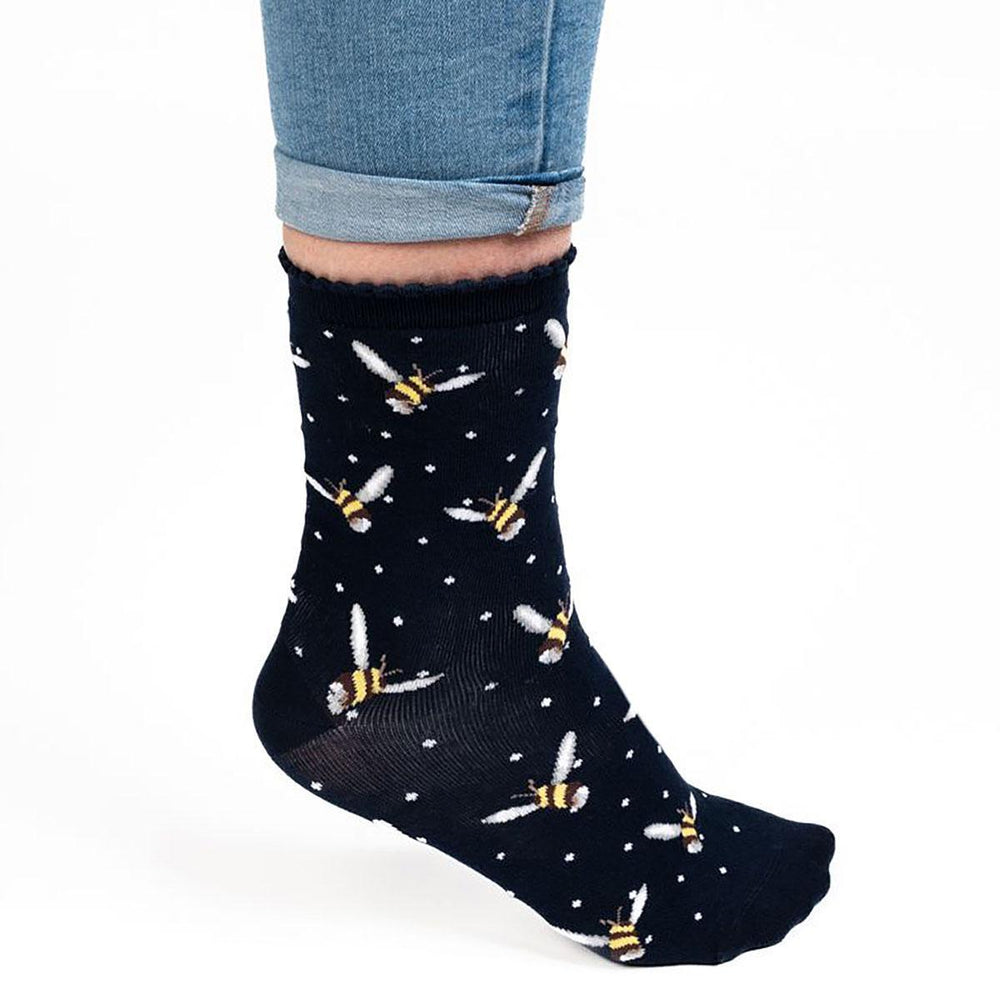 Bee "Busy Bee" Socks by Wrendale