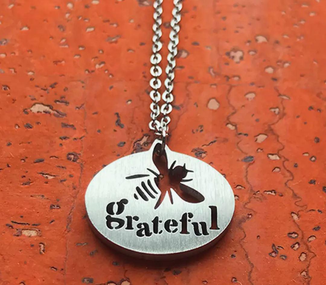 Bee Grateful Necklace