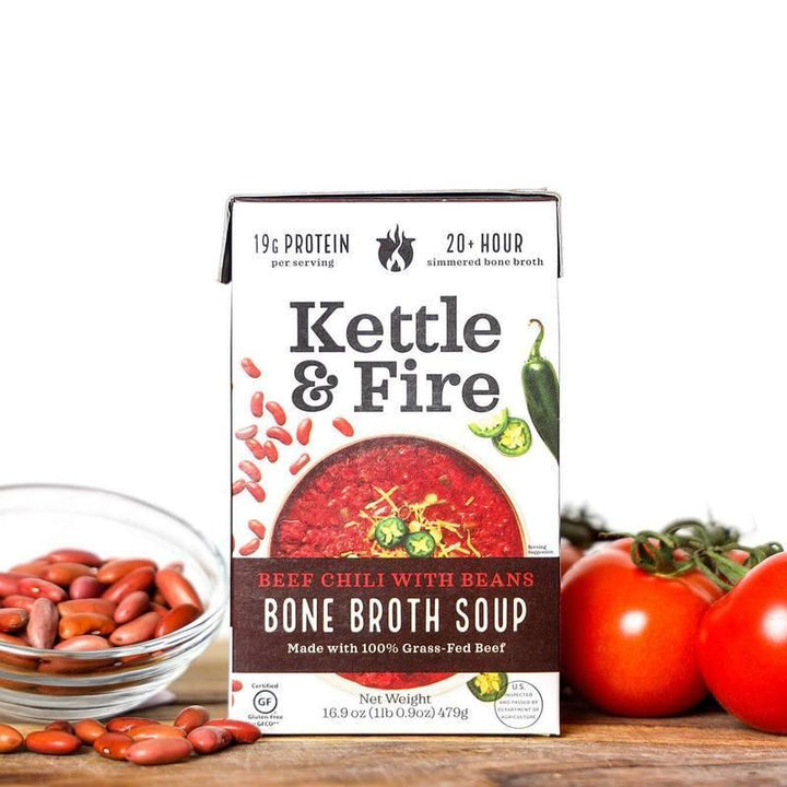 Beef Chili with beans Bone Broth Soup