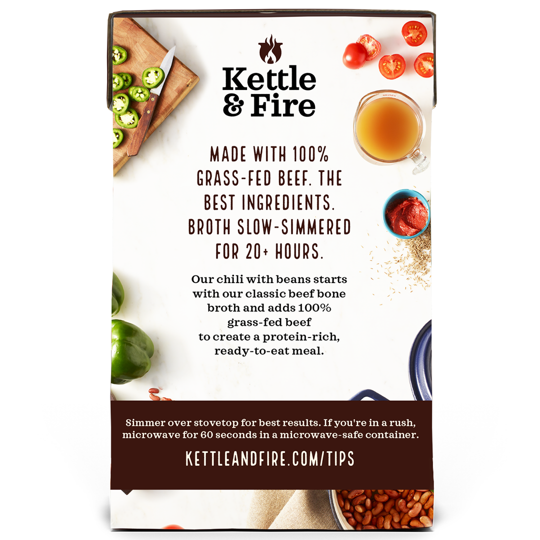 Beef Chili with beans Bone Broth Soup