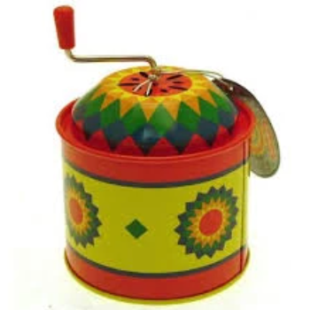 Musical best sale tin box