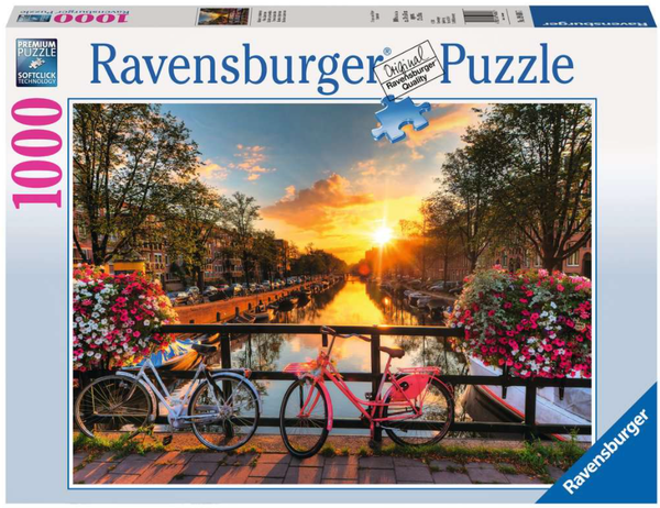 Bicycles in Amsterdam 1000 Piece Puzzle by Ravensburger