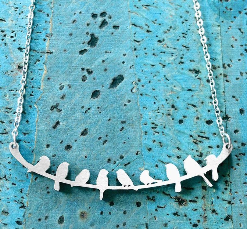 Birds Online Necklace