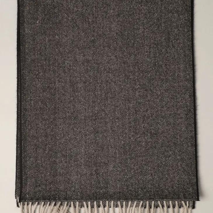 Cashmere Feel Muffler Scarf Black