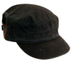 Garment Washed Twill Cadet Cap | Basswood Black