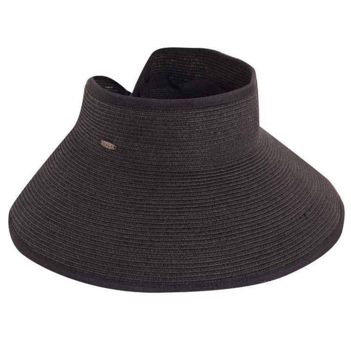 Ladies Roll Up Visor | Dario Black