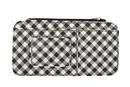 Marie Credit Card Sleeve | Gingham Black
