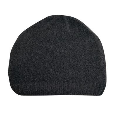 Micro Chenille Skully Hat Black