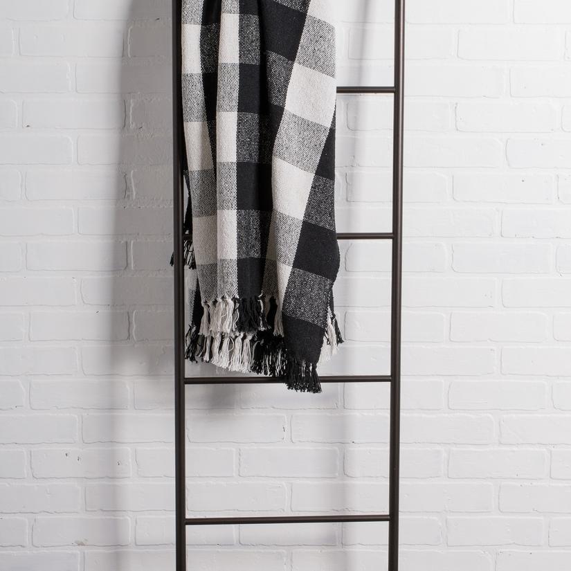 Black & White Buffalo Check Throw Blanket