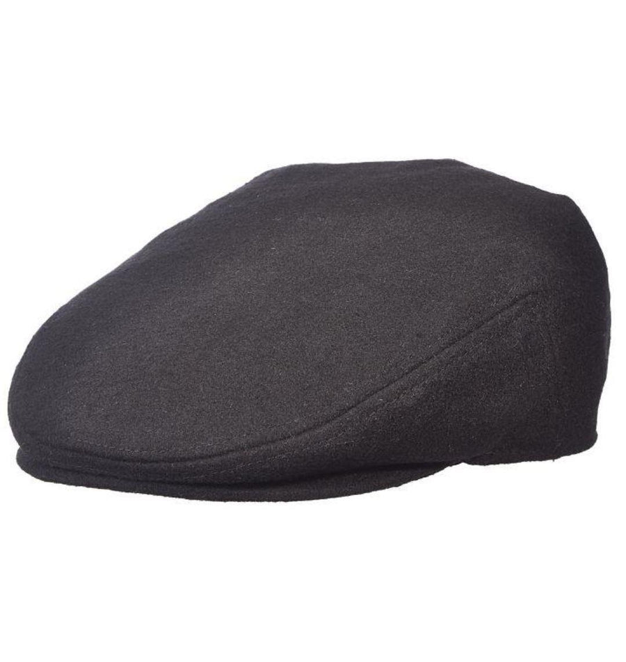 Black Wool Blend Ivy Cap