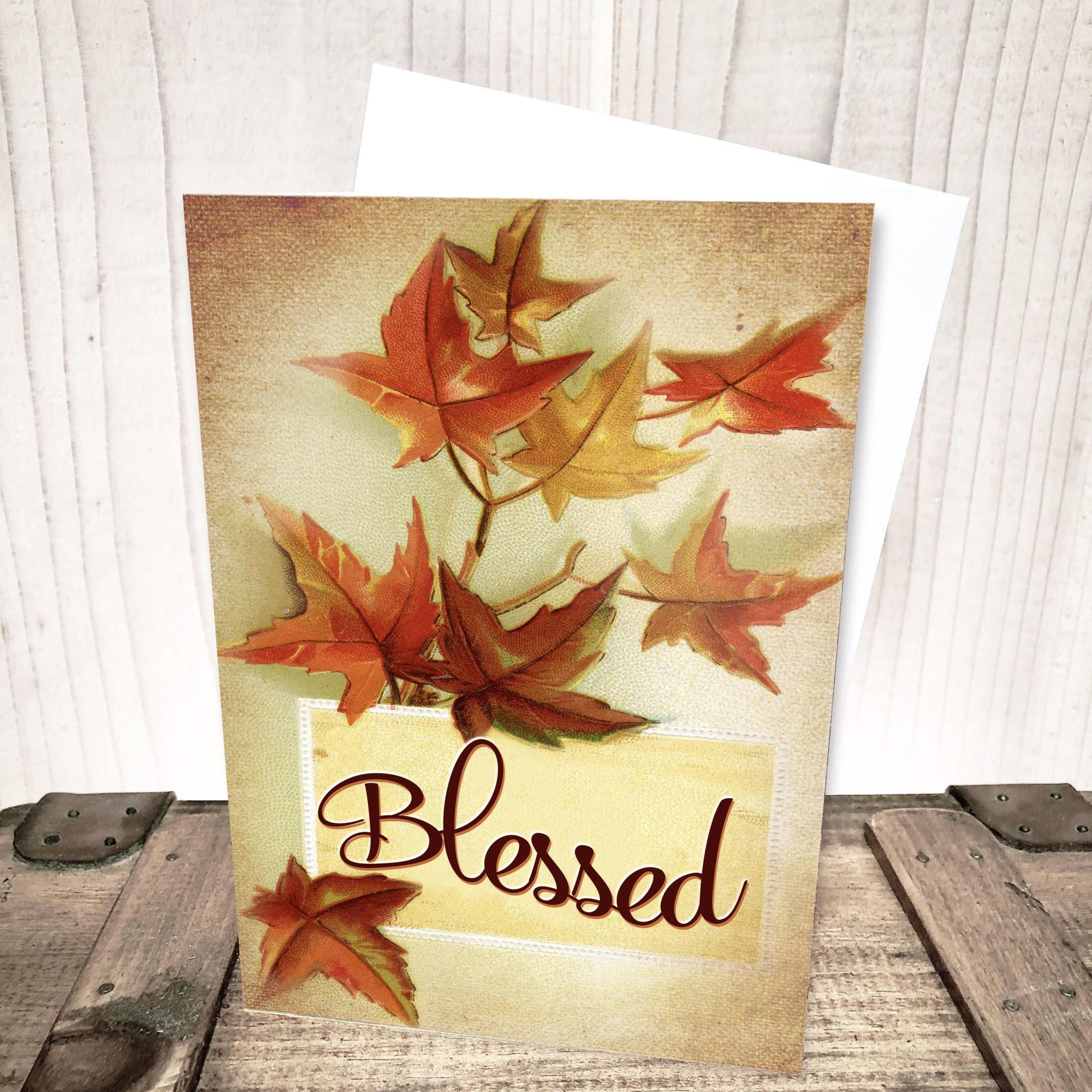 Blessed Thanksgiving Card by Yesterday's Best