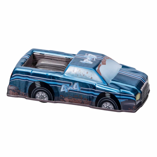 Rev-Up Racers Tin Trucks Blue 4x4
