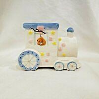 Baby Ceramic Planters | Train Blue