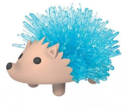Crystal Growing Hedgehog Blue