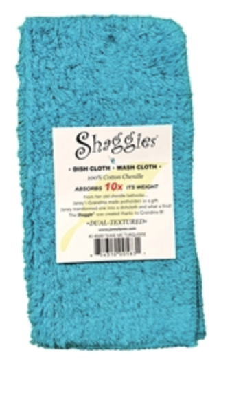 Shaggies Dish Cloths Blue Jewel