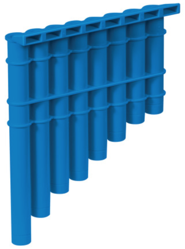 Pan Flute Blue