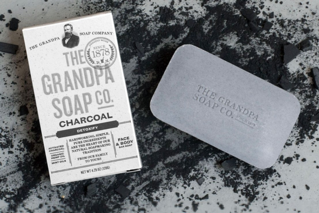  Grandpa's Charcoal Bar Soap by The Soap Company