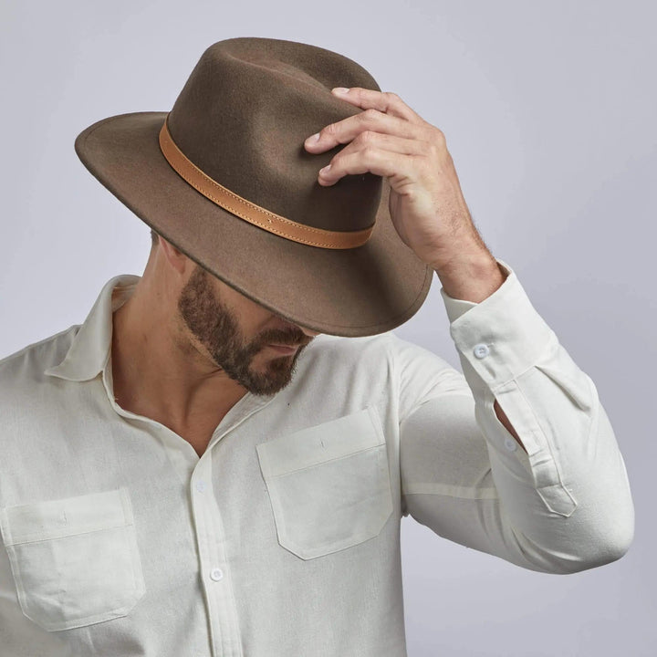 Boondocks Felt Cowboy Hat | Brown