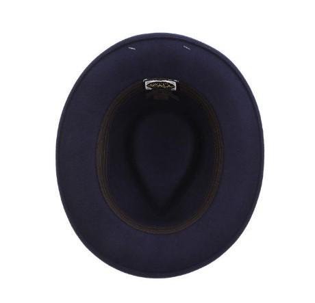 Bristol Wool Felt Fedora | Navy