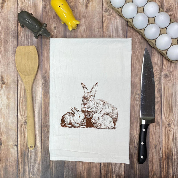 Bunny Rabbit Tea Towel