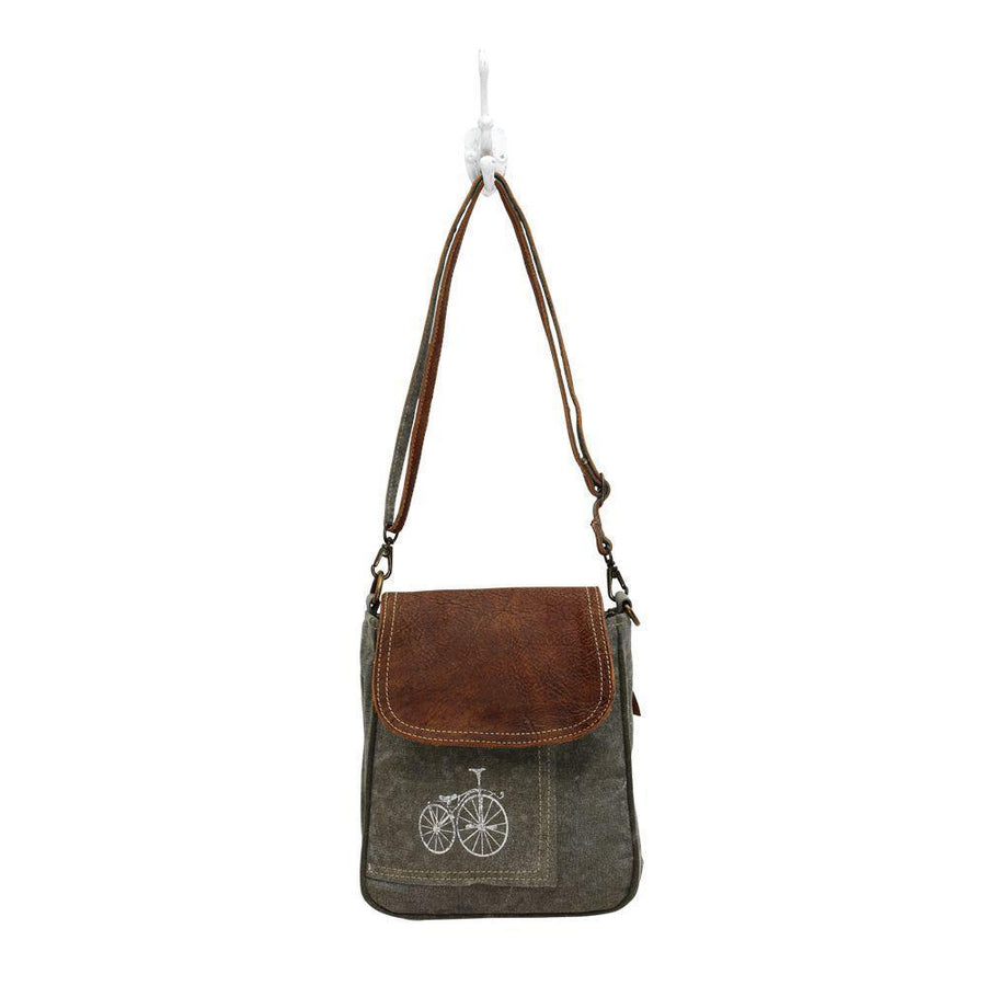 By-cycle Print Shoulder Bag