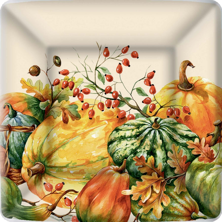 Calabaza Harvest Paper Dessert Plates