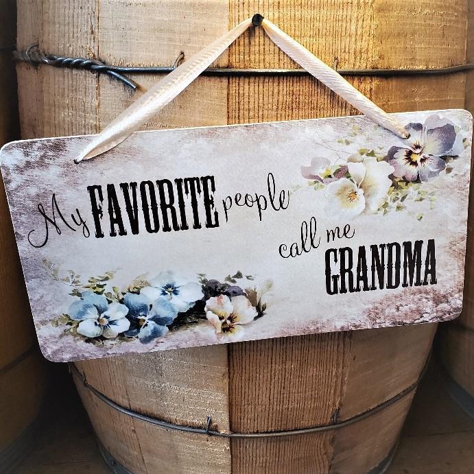 Call me Grandma Decoration Sign by Yesterday's Best