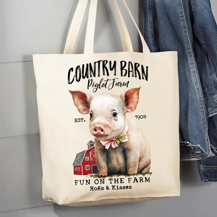 Canvas Tote Bag | Country Piglet Farm